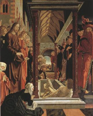 PACHER, Michael The Resurrection of Lazarus.From the St Wolfgang Altar (mk08) Spain oil painting art